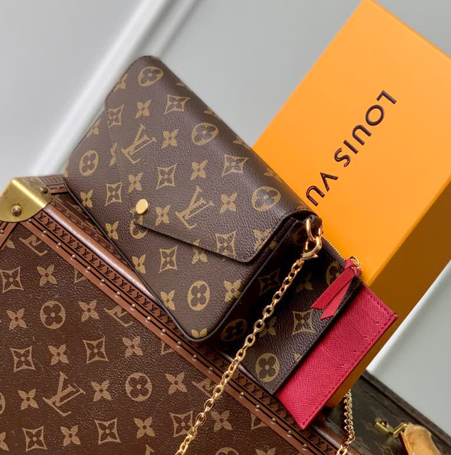 【Louis Vuitton】ルイヴィトン スーパーコピー ポシェット･フェリシー フューシャ（M81896）