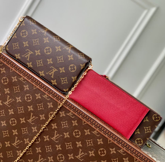 【Louis Vuitton】ルイヴィトン スーパーコピー ポシェット･フェリシー フューシャ（M81896）