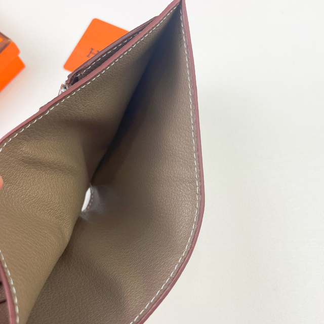 【HERMES】エルメス スーパーコピー ニュー・Hパッサン ショートウォレット エレファントグレー（H085779CK18）