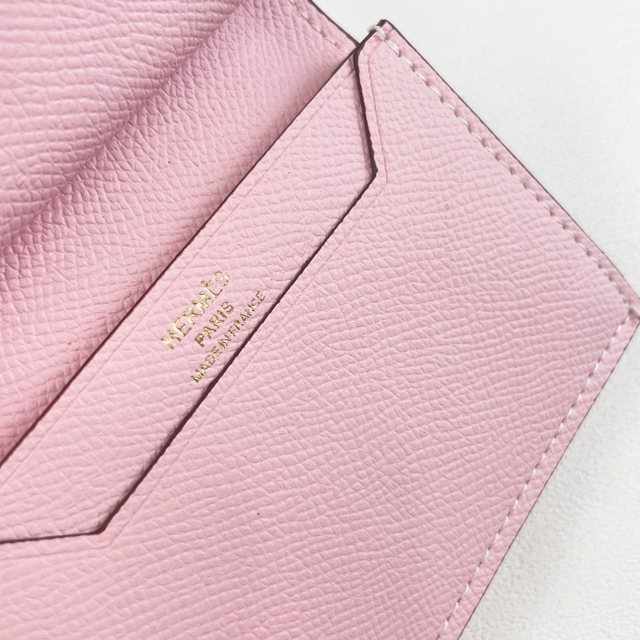 【HERMES】エルメス スーパーコピー ベアンミニウォレット ソフトピンク（H039795CKM7）