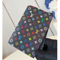 【Louis Vuitton】ルイヴィトン スーパーコピー LV × TM パスポートカバー クーヴェルテュール･パスポール NM ブラック（M13414）
