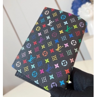 【Louis Vuitton】ルイヴィトン スーパーコピー LV × TM パスポートカバー クーヴェルテュール･パスポール NM ブラック（M13414）