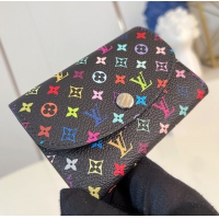 【Louis Vuitton】ルイヴィトン スーパーコピー LV × TM ポルトモネ･ロザリ ブラック（M13399）