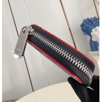 【Louis Vuitton】ルイヴィトン スーパーコピー LV × TM ポルトフォイユ・クレマンス ブラック（M13408）