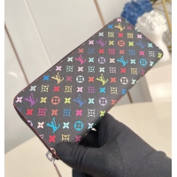 【Louis Vuitton】ルイヴィトン スーパーコピー LV × TM ポルトフォイユ・クレマンス ブラック（M13408）