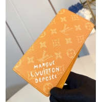 【Louis Vuitton】ルイヴィトン スーパーコピー ポルトフォイユ・ブラザ NM イエロー（M12656）