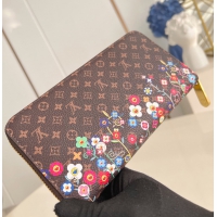 【Louis Vuitton】ルイヴィトン スーパーコピー LV × TM ジッピー･ウォレット ブラウン（M14162）