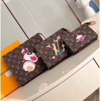 【Louis Vuitton】ルイヴィトン スーパーコピー LV x TM トリオ トイレタリーポーチ マルチカラー（M13762）