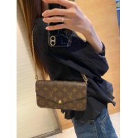 【Louis Vuitton】ルイヴィトン スーパーコピー ポシェット･フェリシー フューシャ（M81896）