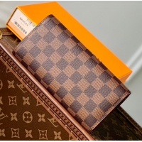 【Louis Vuitton】ルイヴィトン スーパーコピー ポルトフォイユ・エミリー Emile ダミエ・エベヌ ルージュ（N63544）