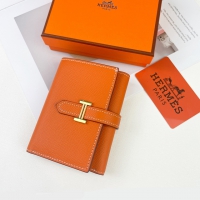 【HERMES】エルメス スーパーコピー ベアンウォレット オレンジ（H082876CK0X）
