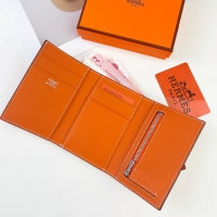 【HERMES】エルメス スーパーコピー ベアンウォレット オレンジ（H082875）