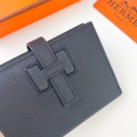 【HERMES】エルメス スーパーコピー ニュー・Hパッサン ショートウォレット ノワール（H085779CK89）