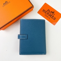 【HERMES】エルメス スーパーコピー ニュー・Hパッサン ショートウォレット ブルーザンジバル（H085779CKB3）
