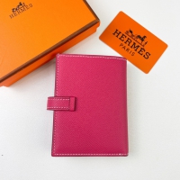 【HERMES】エルメス スーパーコピー ニュー・Hパッサン ショートウォレット ツツジパウダー（H085779）