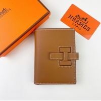 【HERMES】エルメス スーパーコピー ニュー・Hパッサン ショートウォレット ブラウン（H085779CK37）