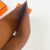 【HERMES】エルメス スーパーコピー ニュー・Hパッサン ショートウォレット ブラウン（H085779CK37）