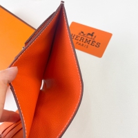 【HERMES】エルメス スーパーコピー ニュー・Hパッサン ショートウォレット オレンジ（H085779CK93）