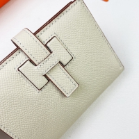 【HERMES】エルメス スーパーコピー ニュー・Hパッサン ショートウォレット チョークホワイト（H085779CK10）