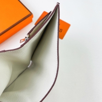 【HERMES】エルメス スーパーコピー ニュー・Hパッサン ショートウォレット チョークホワイト（H085779CK10）