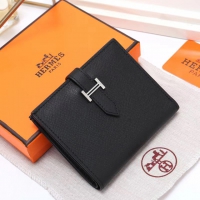 【HERMES】エルメス スーパーコピー ベアン ショートウォレット ノワール（H039790CK89）