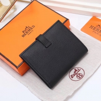 【HERMES】エルメス スーパーコピー ベアン ショートウォレット ノワール（H039790CK89）
