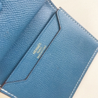 【HERMES】エルメス スーパーコピー ベアンミニウォレット ダークブルー（H080166CKS4）