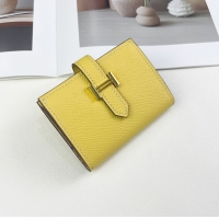 【HERMES】エルメス スーパーコピー ベアンミニウォレット リモンチェッロ（H039795CK0Y）