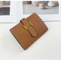 【HERMES】エルメス スーパーコピー ベアンミニウォレット キャメル（H039796CC37）