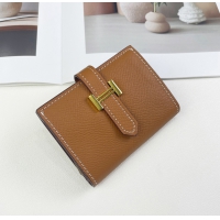 【HERMES】エルメス スーパーコピー ベアンミニウォレット キャメル（H039796CC37）