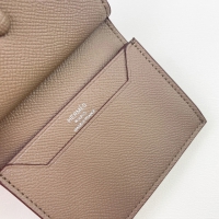 【HERMES】エルメス スーパーコピー ベアンミニウォレット エトゥープ（H039796CK18）