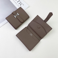 【HERMES】エルメス スーパーコピー ベアンミニウォレット エトゥープ（H039796CK18）