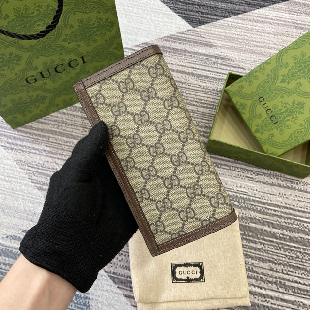 【GUCCI】グッチ 791746〔オフィディア〕ロングウォレット ブラウン 
