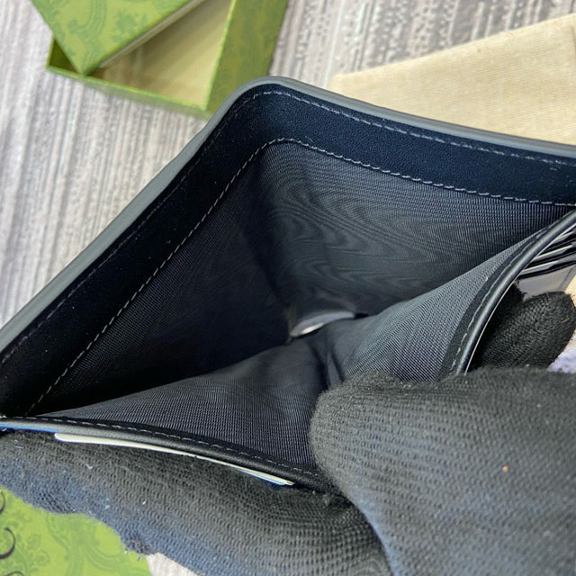 【GUCCI】グッチ 790131 GGミディアムウォレット ブラック