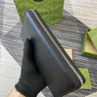 【GUCCI】グッチ 800180 ダブルG ジップアラウンドウォレット ブラック