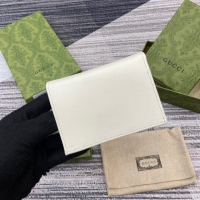 【GUCCI】グッチ 790055 GG マーモント カードケース ウォレット ホワイト