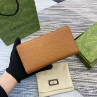 【GUCCI】グッチ 739499 バンブー付き ジップアラウンドウォレット ブラウン 