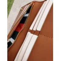 【GUCCI】グッチ 821802〔GGエンブレム〕コンチネンタルウォレット ベージュ＆ブラウン