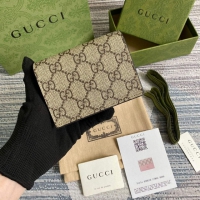 【 GUCCI】グッチ 658610 ダブルG ミニウォレット ピンク＆エボニー