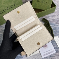 【GUCCI】グッチ 658610 ダブルG ミニウォレット ホワイト＆エボニー