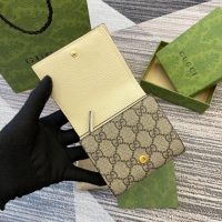 【GUCCI】グッチ 598587 ダブルG バイカラー ミディアム ウォレット ホワイト＆エボニー