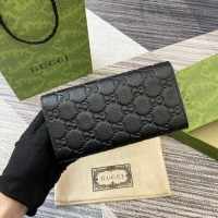 【GUCCI】グッチ 815922〔GGエンブレム〕コンチネンタルウォレット ブラック