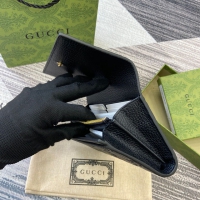 【GUCCI】グッチ 815922〔GGエンブレム〕コンチネンタルウォレット ブラック