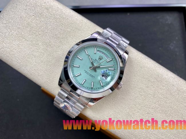 ロレックスコピー デイデイト（Day-Date）41mm 228232“パープル・ダイヤル＋バーインデックス＋ステンレスベゼル＋ステンレスブレスレット” レディース専用モデル