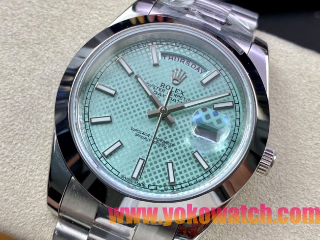 ロレックスコピー デイデイト（Day-Date）41mm 228232“パープル・ダイヤル＋バーインデックス＋ステンレスベゼル＋ステンレスブレスレット” レディース専用モデル