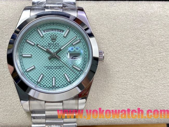 ロレックスコピー デイデイト（Day-Date）41mm 228232“パープル・ダイヤル＋バーインデックス＋ステンレスベゼル＋ステンレスブレスレット” レディース専用モデル