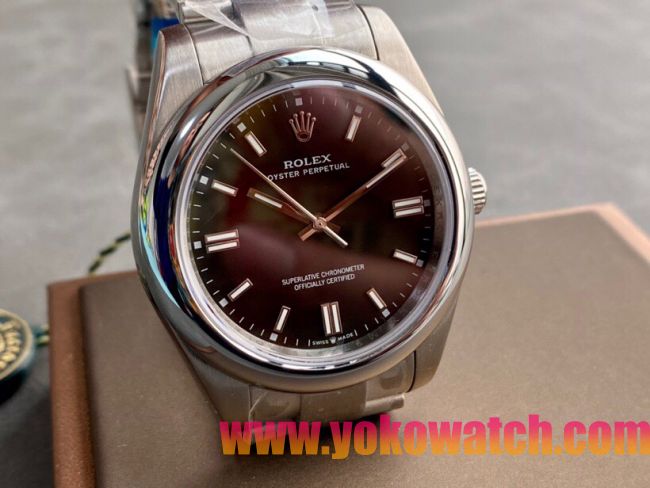 ロレックスコピー パーペチュアル（Oyster Perpetual）41mm 126000“ブラック・ダイヤル＋バーインデックス＋ポリッシュベゼル＋316Lスチールブレスレット” レディース専用モデル