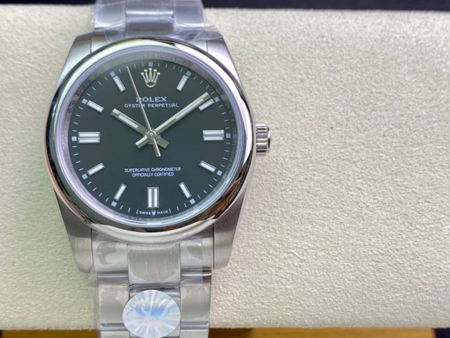 ロレックスコピー オイスター・パーペチュアル（Oyster Perpetual）36mm 278240“ダークグリーン・ダイヤル＋シルバー・バーインデックス＋ポリッシュベゼル＋316Lスチールブレスレット” レディース専用モデル