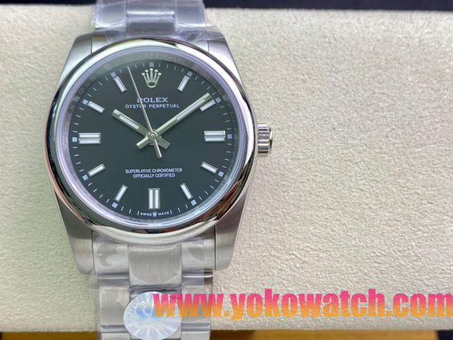 ロレックスコピー オイスター・パーペチュアル（Oyster Perpetual）36mm 278240“ダークグリーン・ダイヤル＋シルバー・バーインデックス＋ポリッシュベゼル＋316Lスチールブレスレット” レディース専用モデル