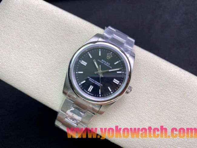 ロレックスコピー オイスター・パーペチュアル（Oyster Perpetual）36mm 278240“ダークグリーン・ダイヤル＋シルバー・バーインデックス＋ポリッシュベゼル＋316Lスチールブレスレット” レディース専用モデル